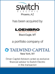 Tailwind Capital - Loenbro - Switch Electric 20211025