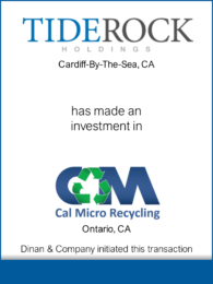 Tide Rock Holdings - CalMicro Recycling 20220106 - DAC