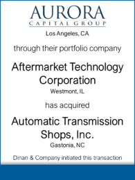Aurora Capital Automatic Transmission Shops - 19970731 - DAC