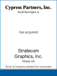 Cypress Partners - Stratecom Graphics - 20030901 - DAC