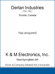 Derlan Industries K & M Electronics Tombstone - 19890301 - DAC
