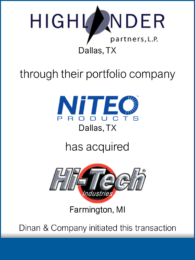 Highlander Partners Hi-Tech Industries Tombstone-201731 - DAC