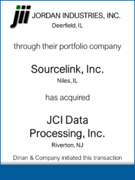 Jordan Industries - JCI Data Processing - 20021201 - DAC