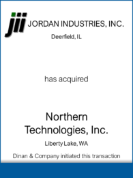 Jordan Industries Northern Technologies Tombstone - 19961231 - DAC