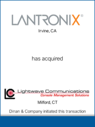 Lantronix - Lightwavy Communications - 20010601 - DAC