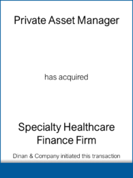 Private Asset Manager - Specialty Finance Firm 20110211