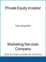 Private Equity Investor - Marketing Services Company 20051230