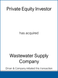 Private Equity Investor - Wastewater Supply Company 20071031