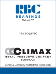 RBC Bearings CLimax Metal - 20130816 - DAC
