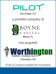Pilot, a Portfolio Company of Boyne Capital, has Acquired Worthington Energy Consultants