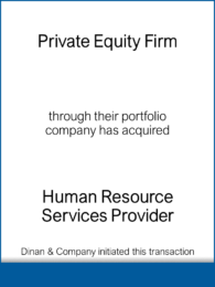 Private Equity Firm - Human Resource Provider - 20231201 - DAC